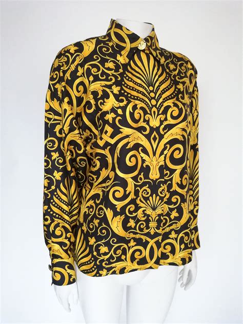 vintage versace shirt|vintage Versace shirts for sale.